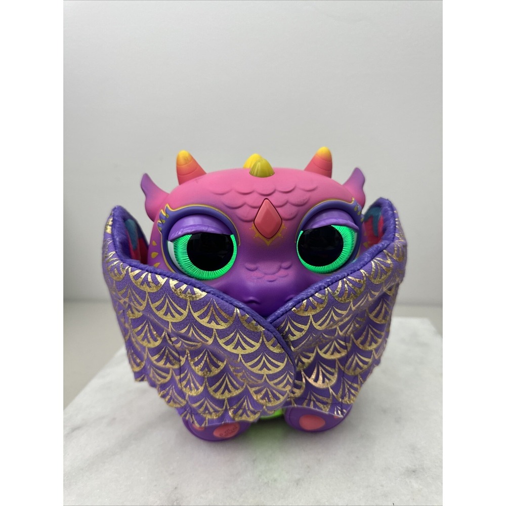 FurReal Friends Moodwings Baby Dragon Interactive Pet Light Up Eyes Sound Works